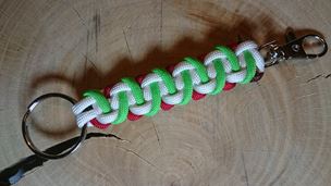 Paracord Schlüsselanhänger Sidewinder